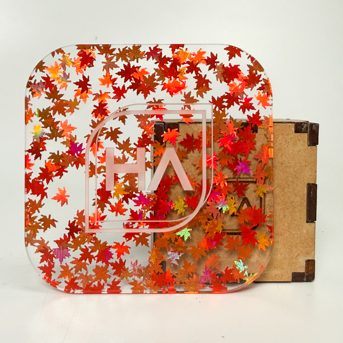 1/8" Fall Leaves Cast Acrylic Sheet