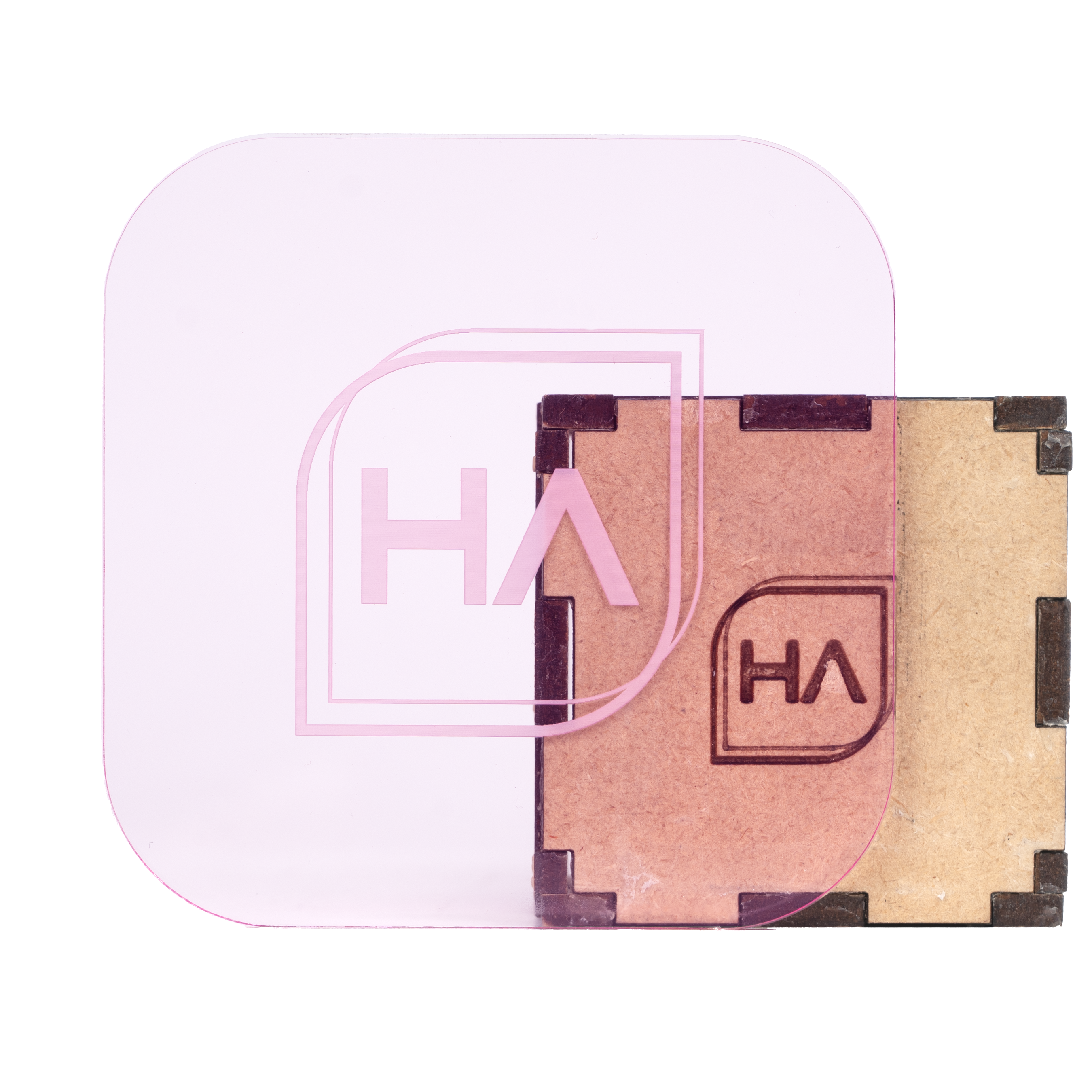 1/8" Edge Glow Translucent Pink Cast Acrylic Sheet