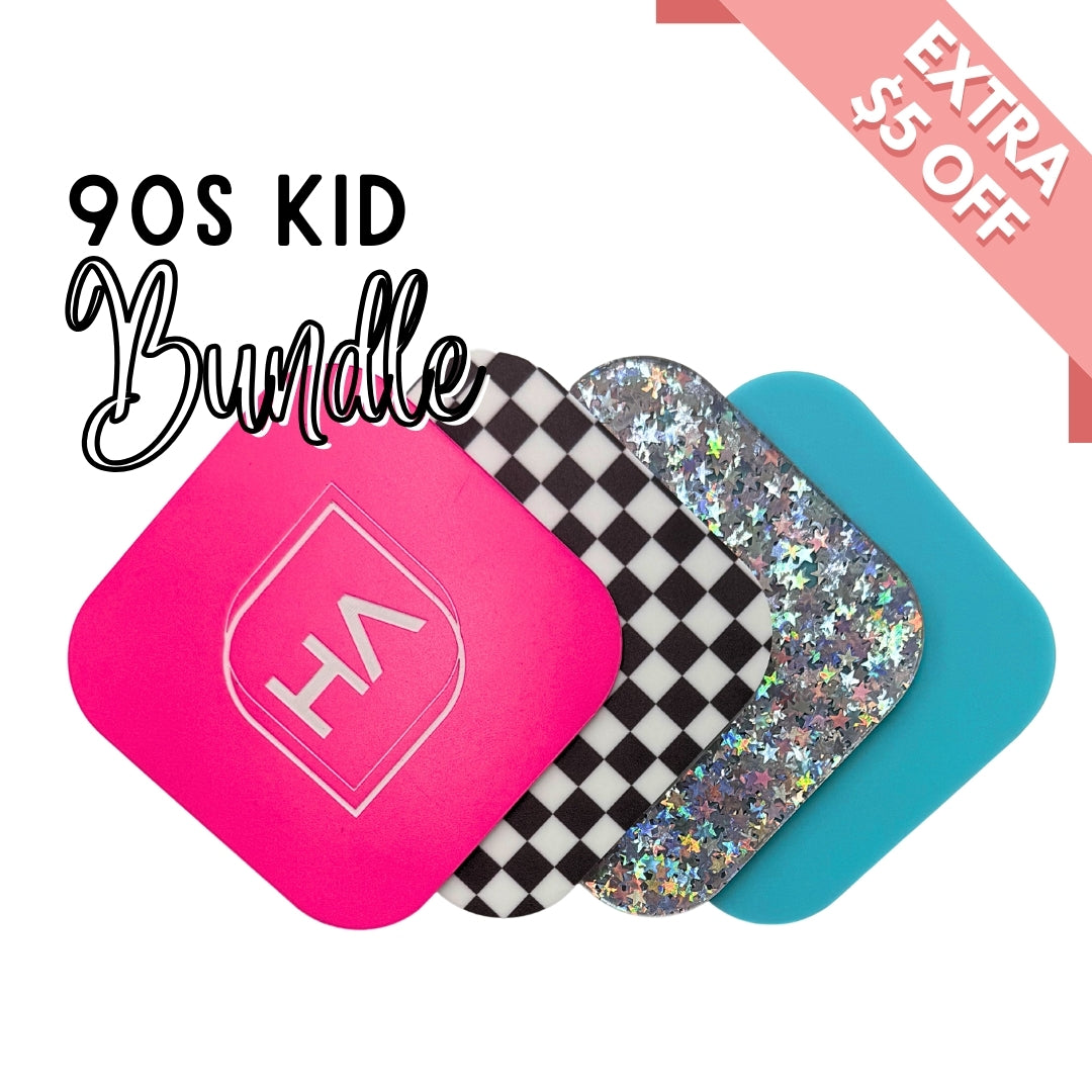 1/8" 90s Kid Cast Acrylic Sheet Bundle