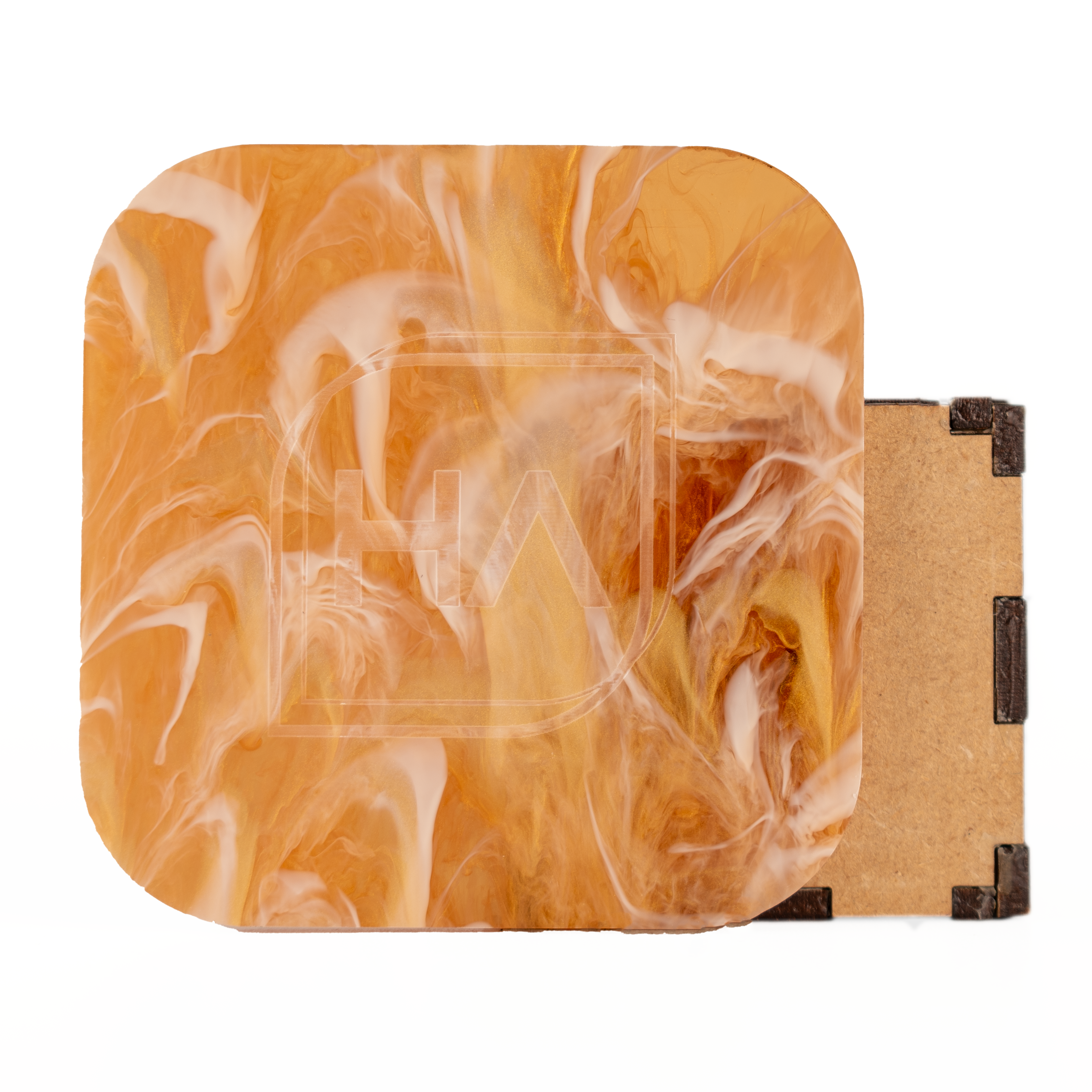 1/8" Amber Haze Cast Acrylic Sheet