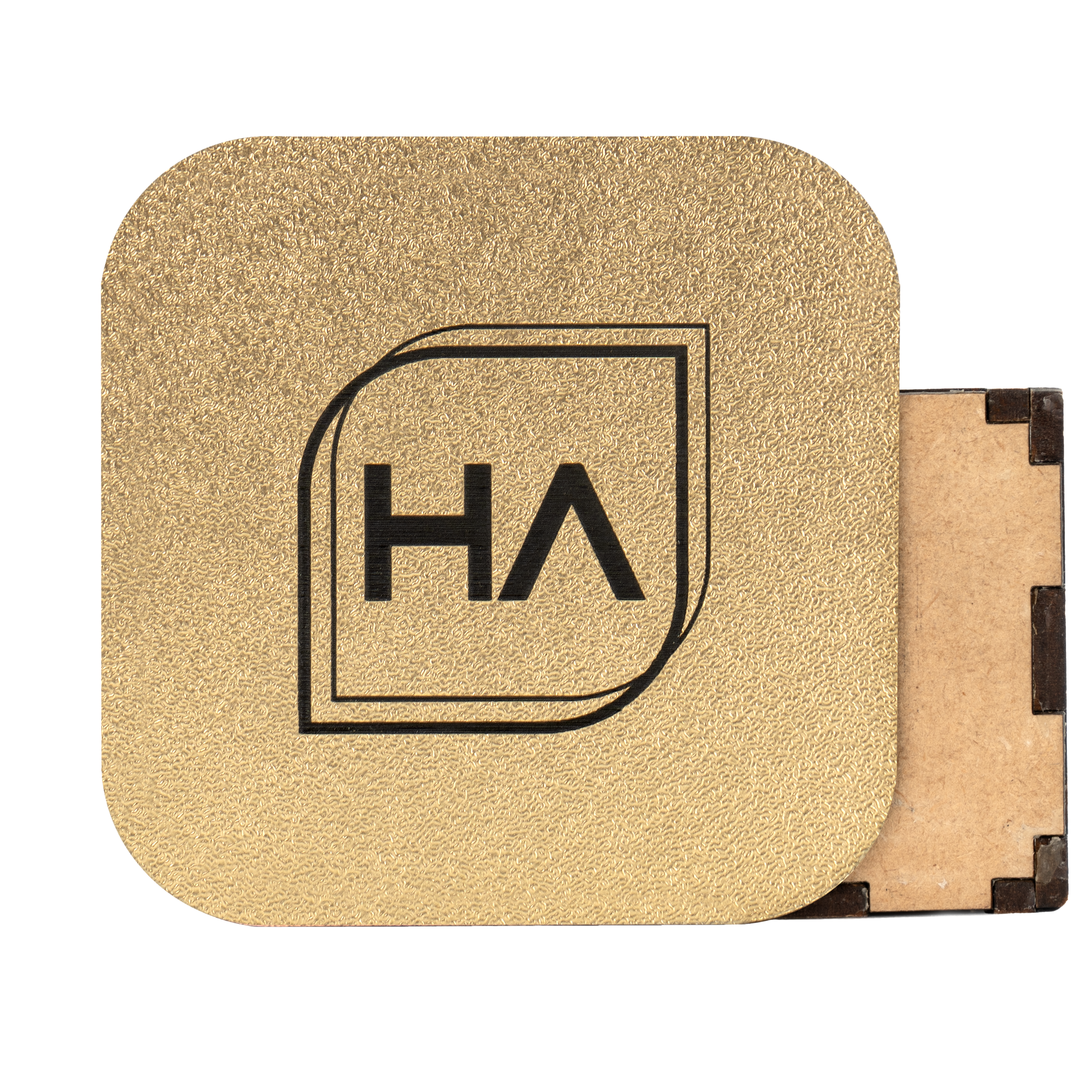 1/16" Antique Gold/Black MetalGraph Two Tone Acrylic Sheet