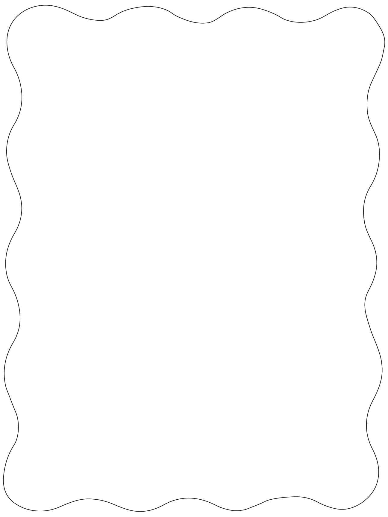 Laser Cutting Fee – Wavy Rectangle