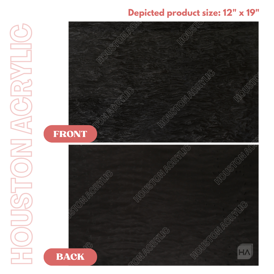 1/8" Black Pearl Cast Acrylic Sheet