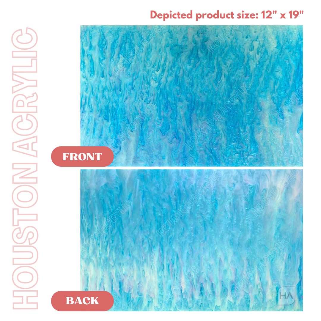 1/8" Blue Starry Sky Cast Acrylic Sheet