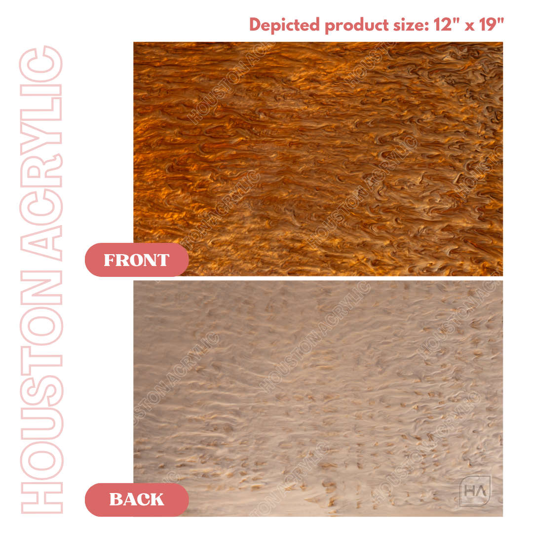 1/8" Bourbon Pearl Cast Acrylic Sheet