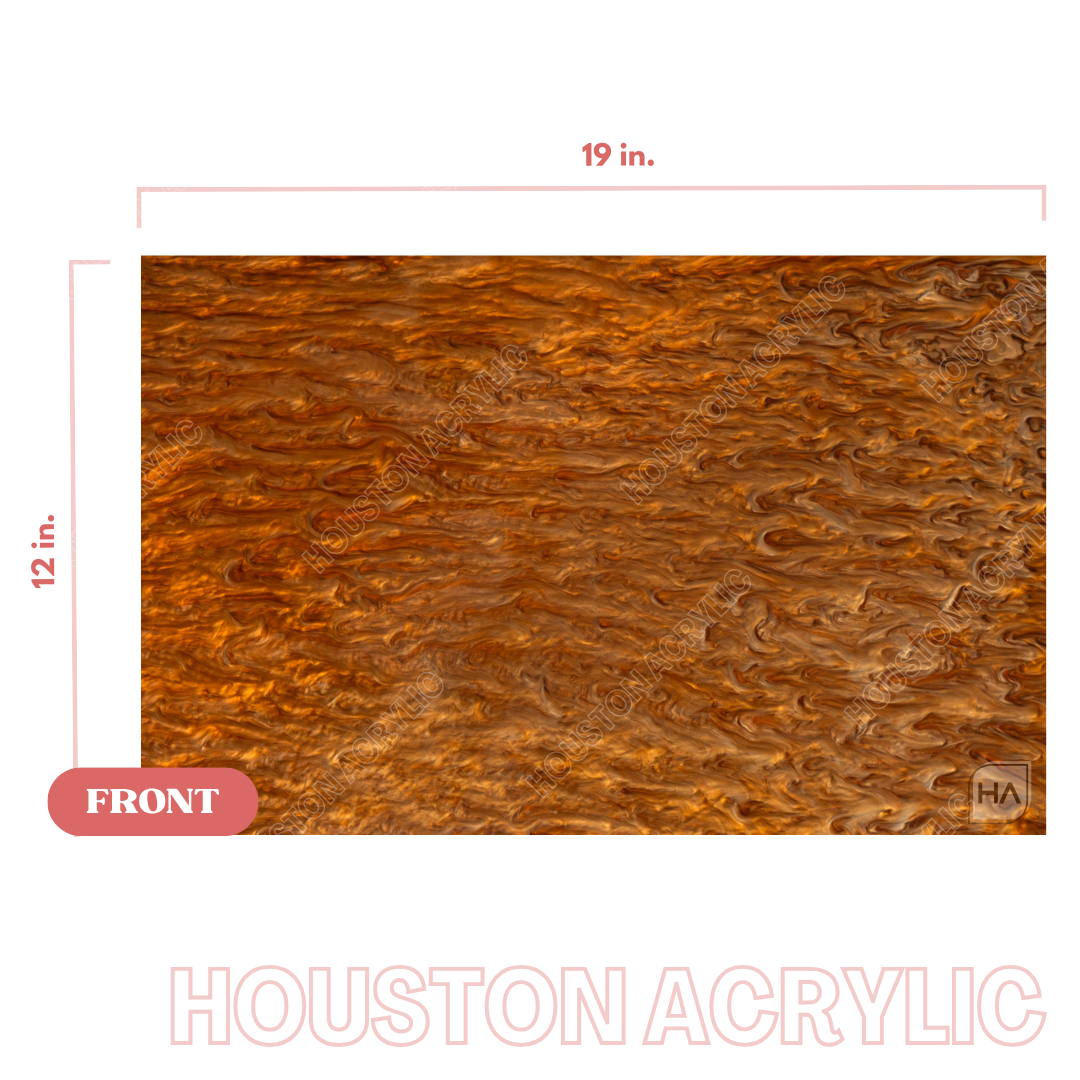 1/8" Bourbon Pearl Cast Acrylic Sheet