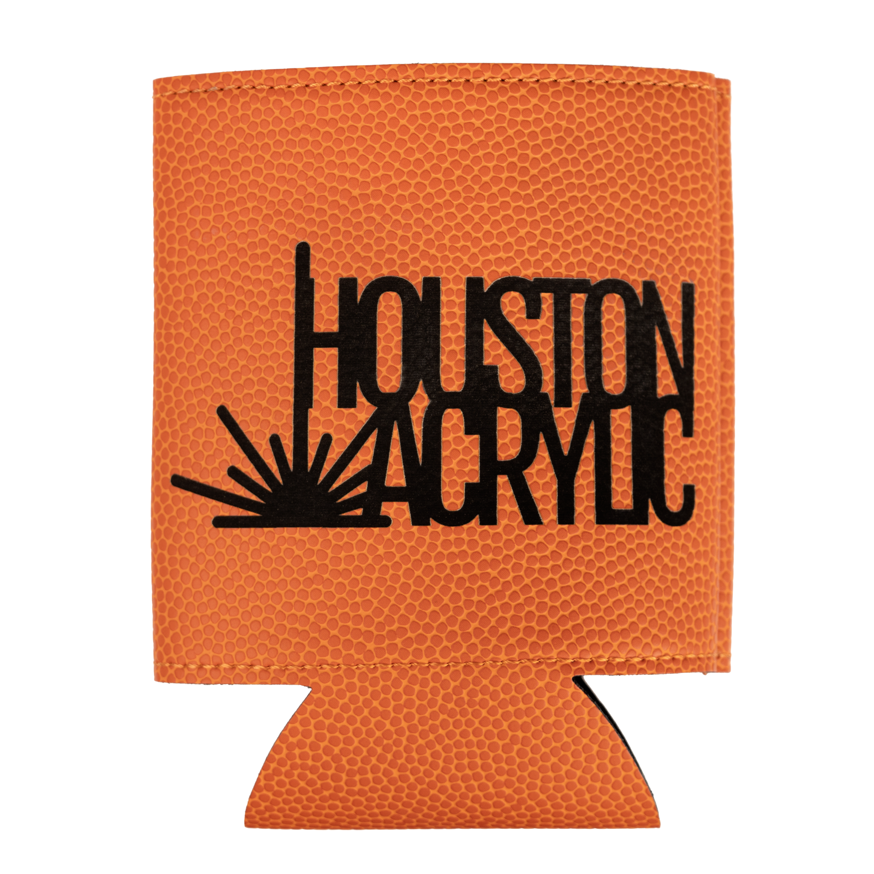 Textured Basketball Orange/Black MakerLeatherette Magnetic Can Duster Laserable Leatherette Blank for Engraving