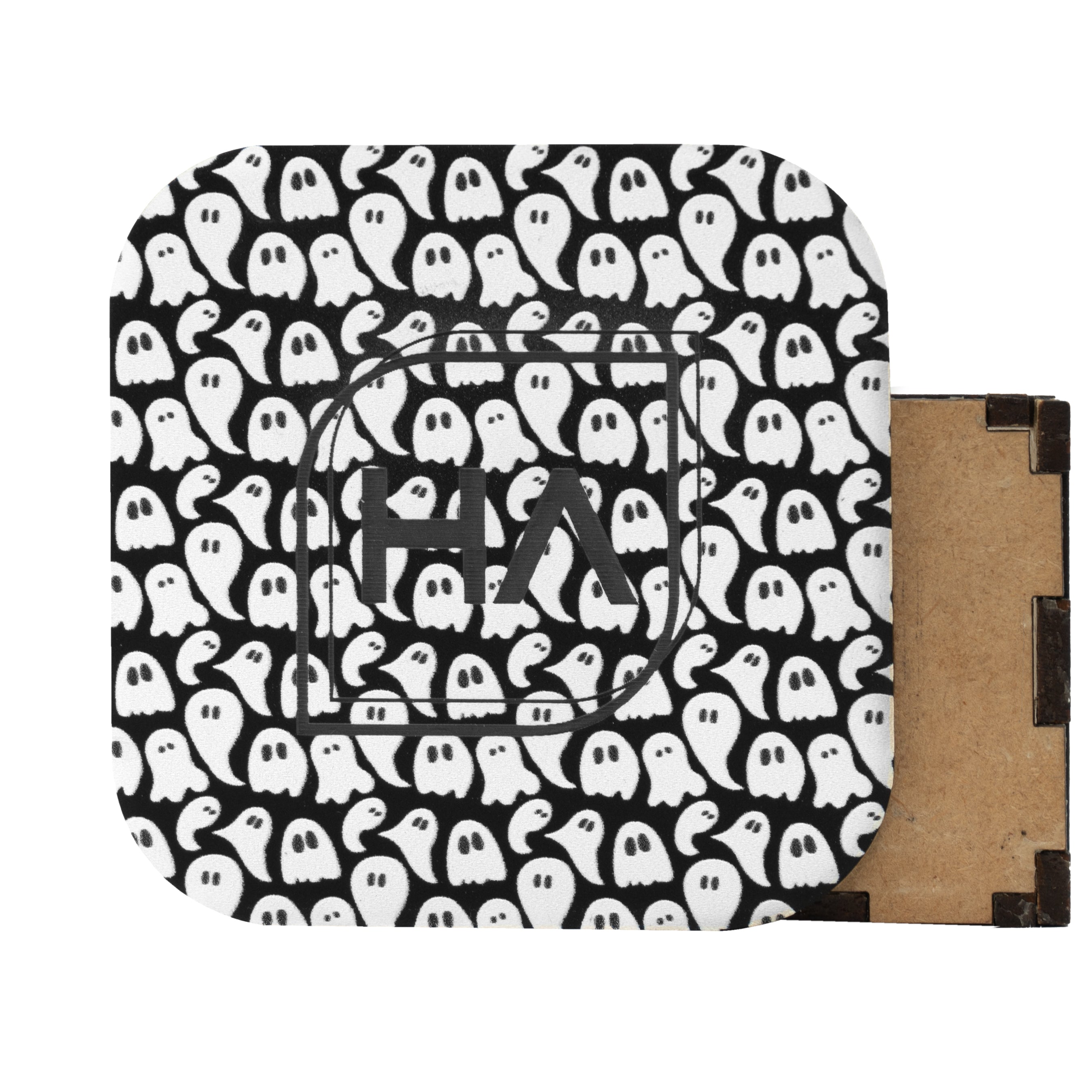 1/8" Black Matte Retro Ghost Texture MakerPrint