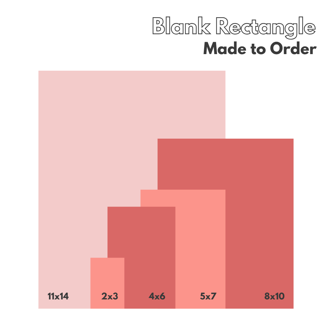 Craft Blank Acrylic Rectangle Shape