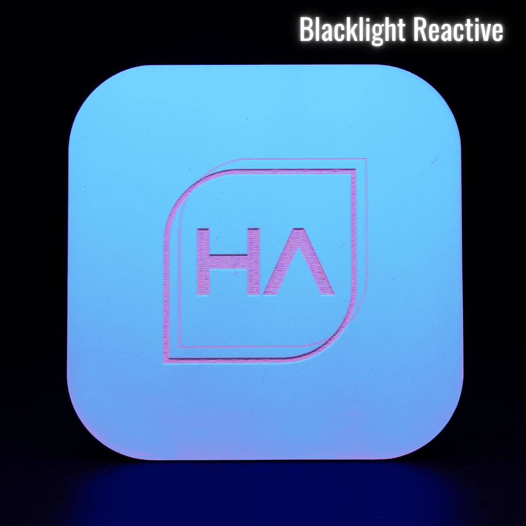 Blacklight reactive 1/8" Bright Pastel Bubblegum Cast Pink Acrylic