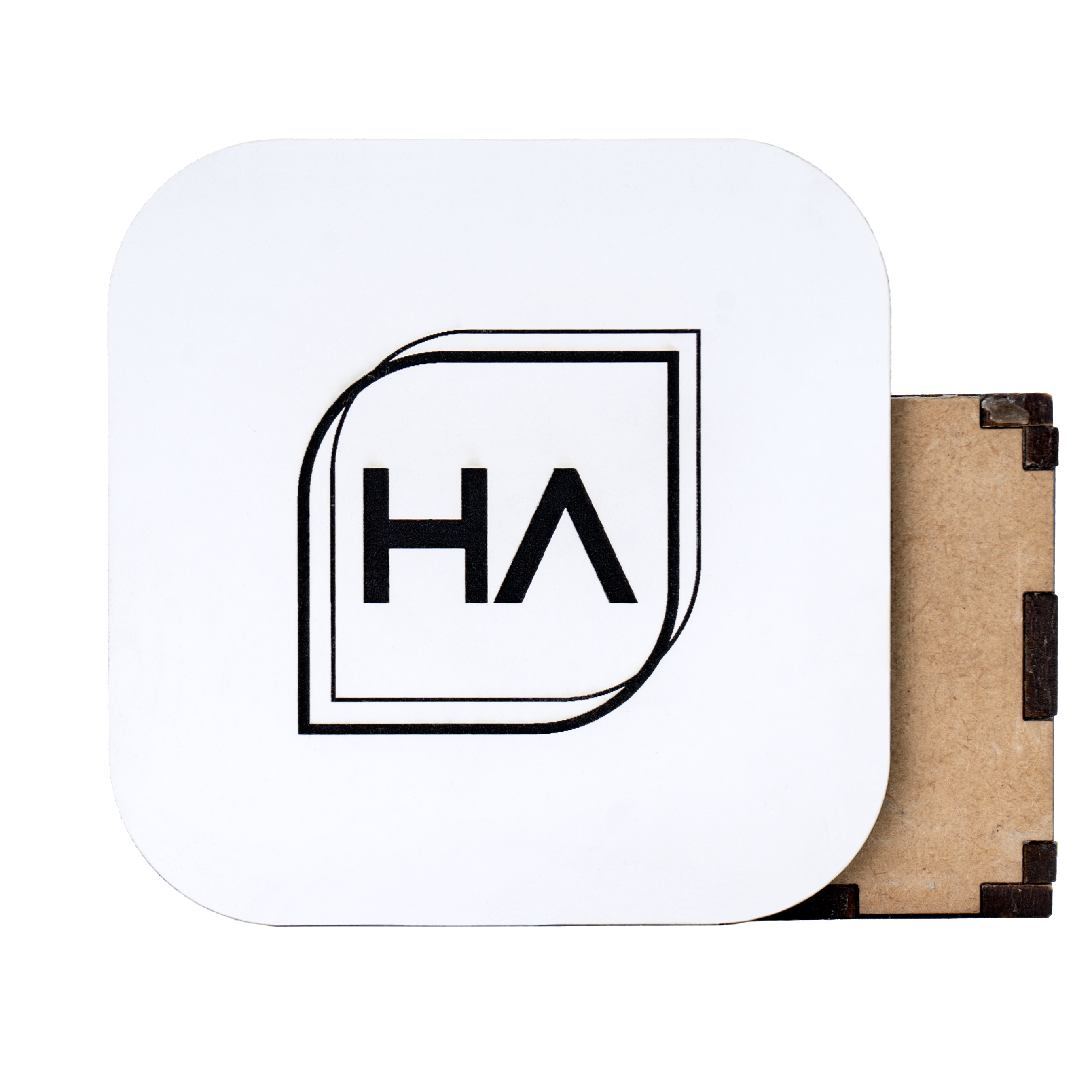 Bright White/Black MakerLeatherette Sheet