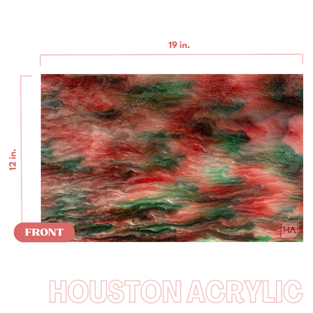 1/8" Christmas Potion Cast Acrylic Sheet