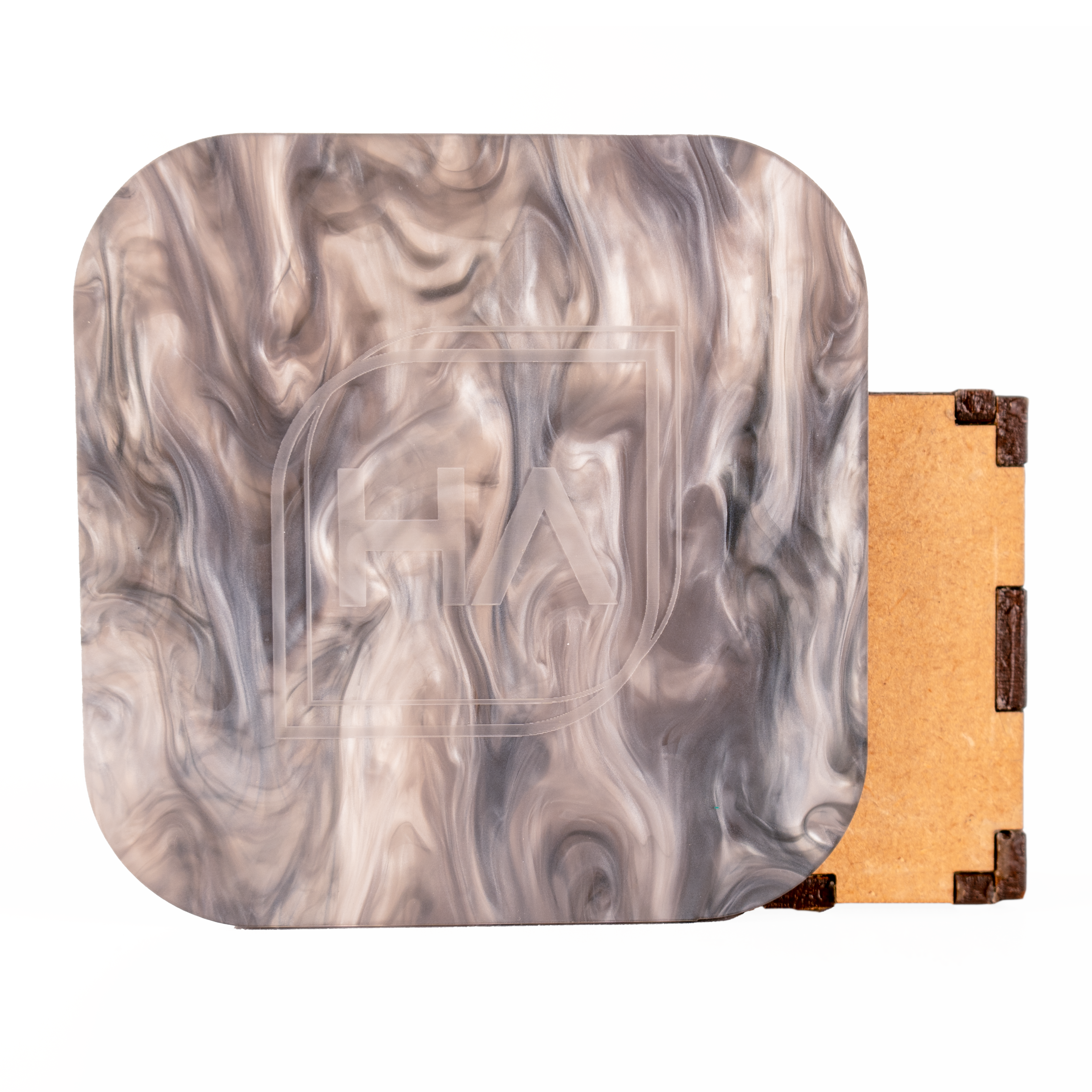 1/8" Chrome Pearly Swirly Cast Acrylic Sheet