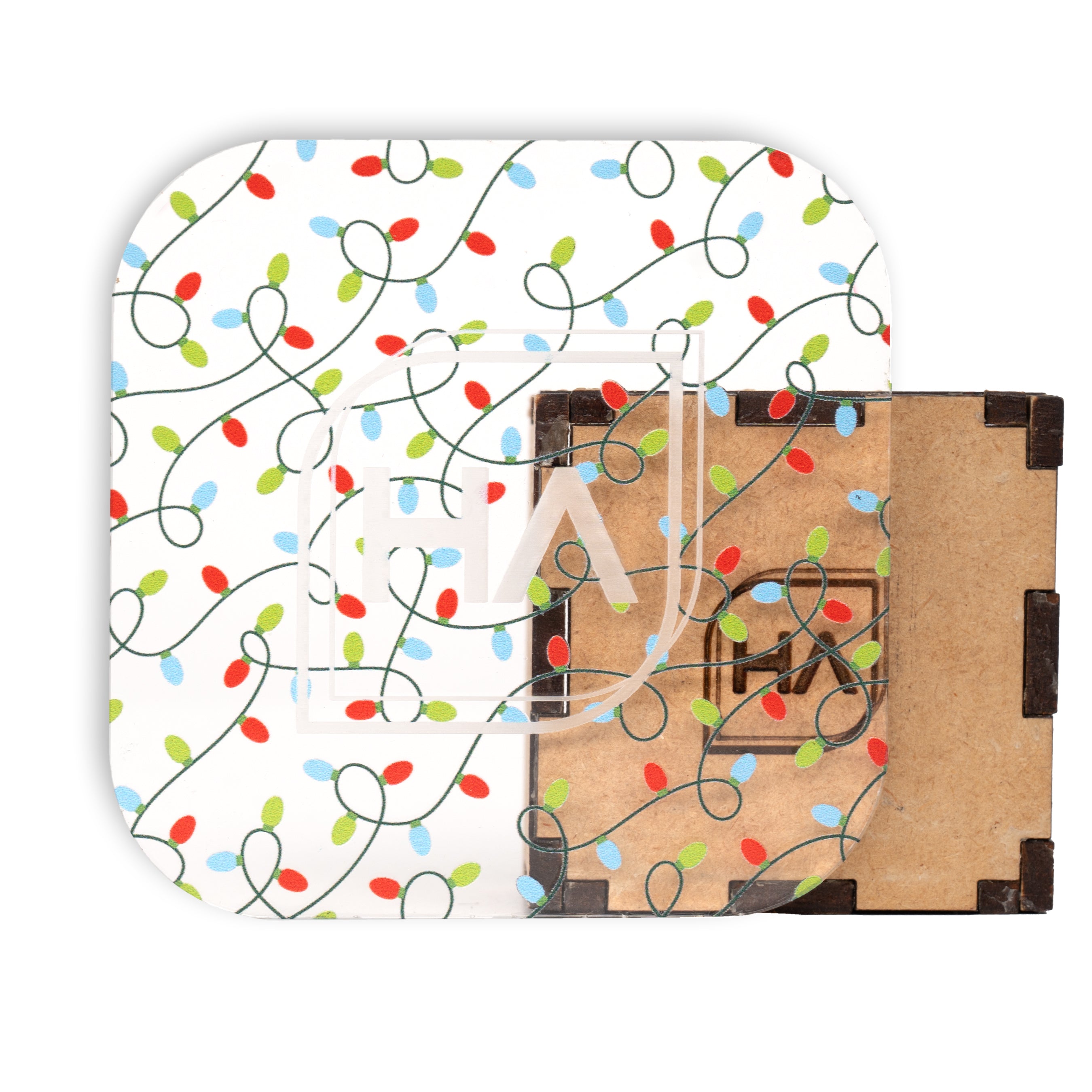 1/8" Clear Christmas Lights Texture MakerPrint