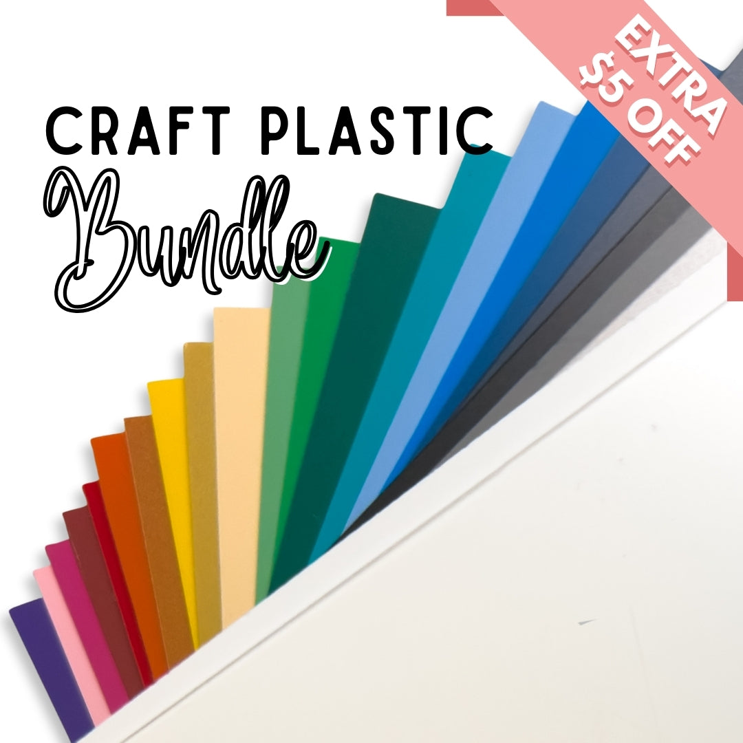 .025" Craft Plastic Sheet Bundle Flex Diode