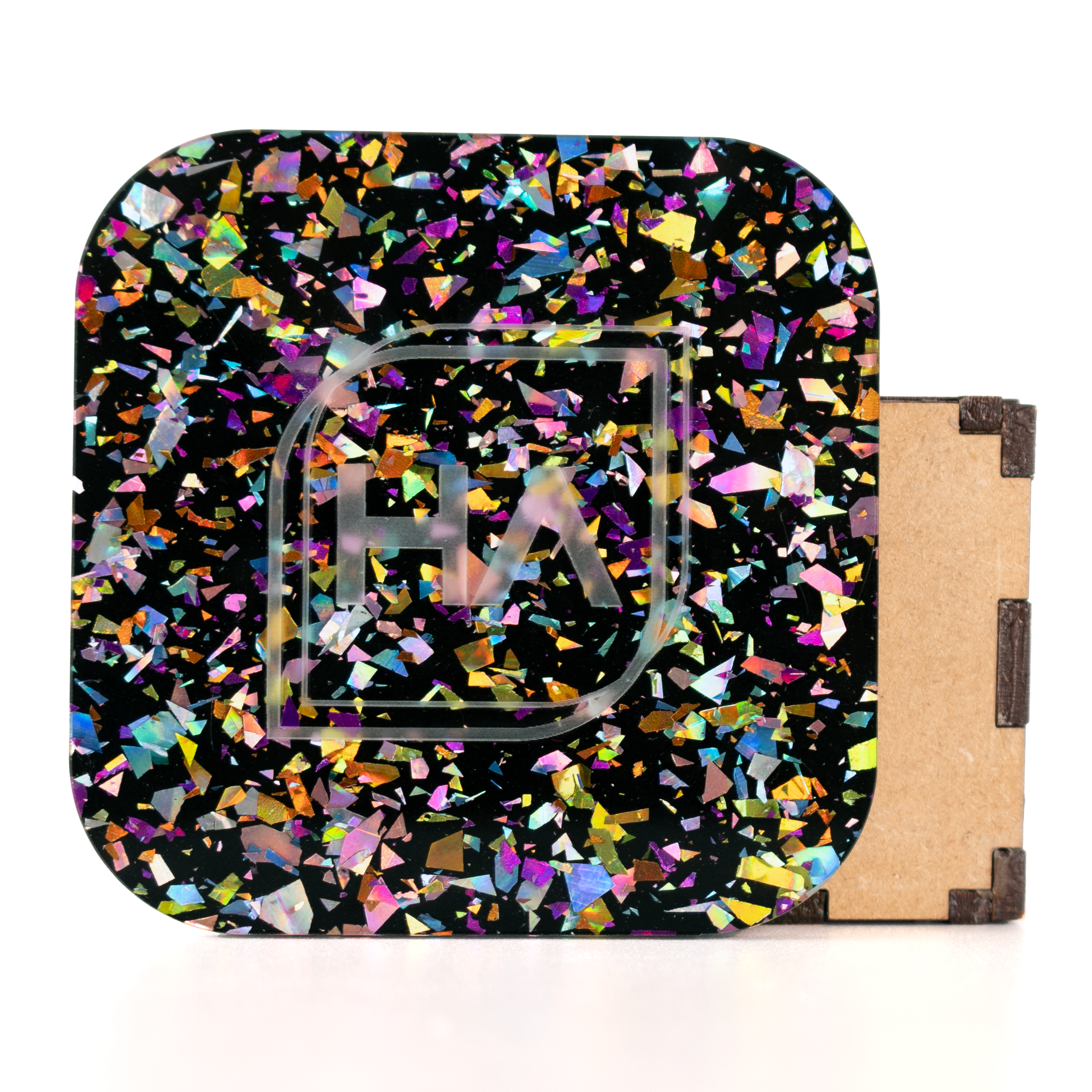 1/8" dark princess flakes cast acrylic sheet
