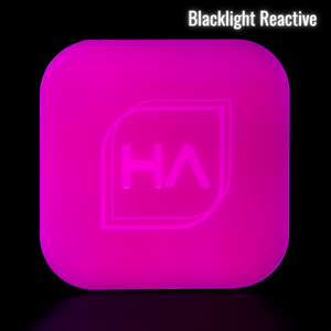 Blacklight reactive 1/8" Daybreak Prism Single-Sided Acrylic Sheet