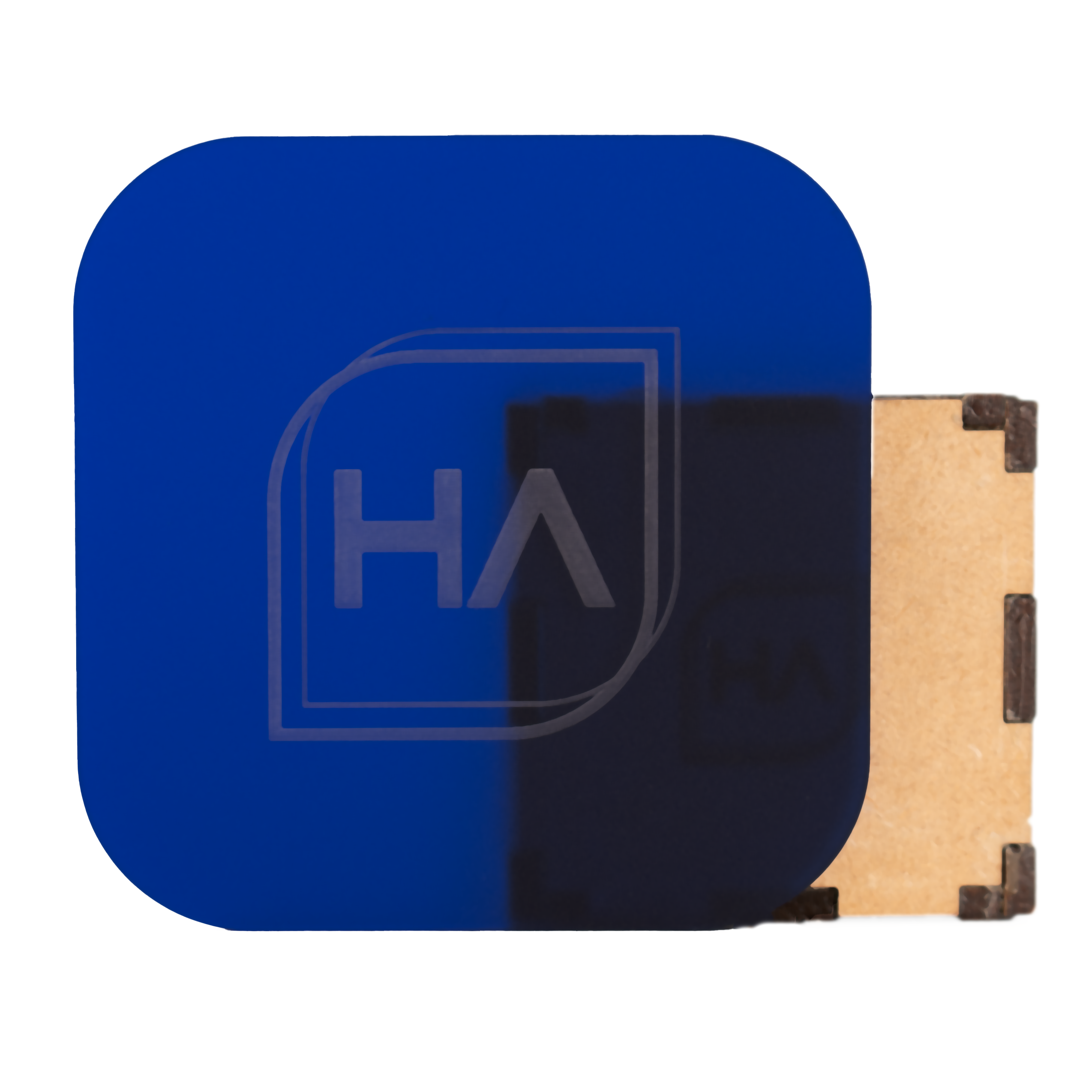 1/8" Frosted Royal Blue Cast Acrylic Sheet