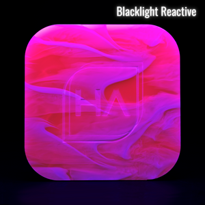 Blacklight reactive 1/8" Hot Pink Quartz Cast Acrylic Sheet