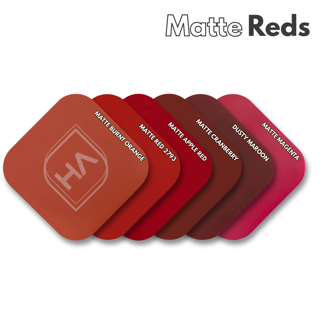 Houston Acrylic Matte Red Acrylic Sheet Color Comparison