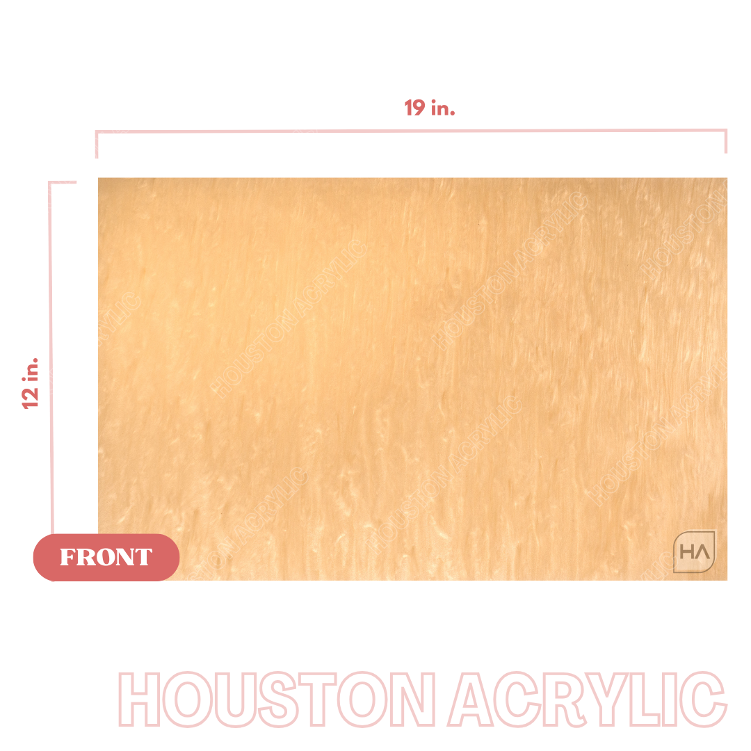 1/8" Ivory Pearl Cast Acrylic Sheet