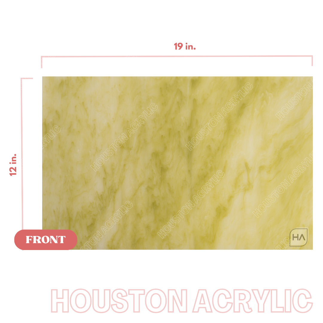 1/8" Jade Quartz Cast Acrylic Sheet Full Size Sheet View