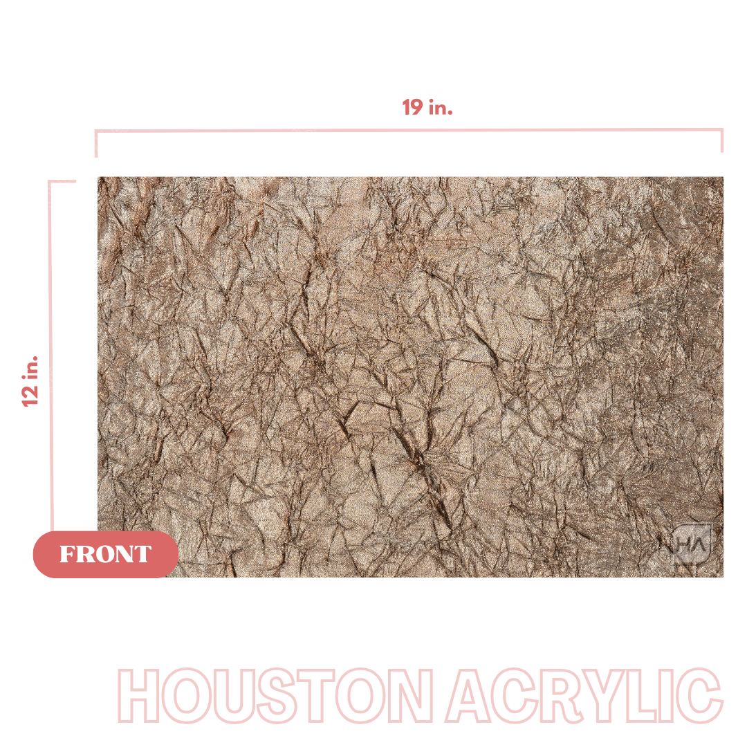1/8" Mocha Crushed Shimmer Cast Acrylic Sheet Full Size Sheet View