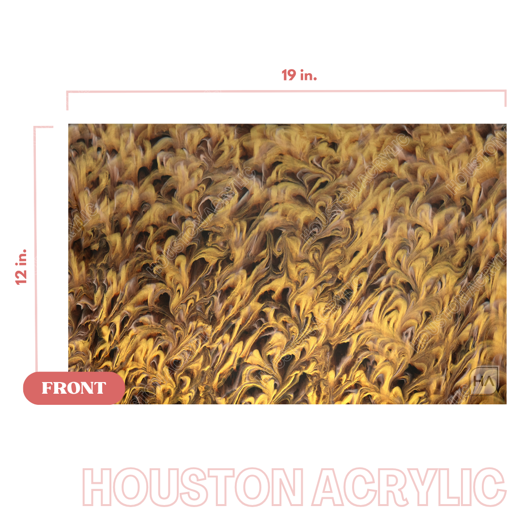 1/8" Mocha Haze Cast Acrylic Sheet Full Size Sheet View