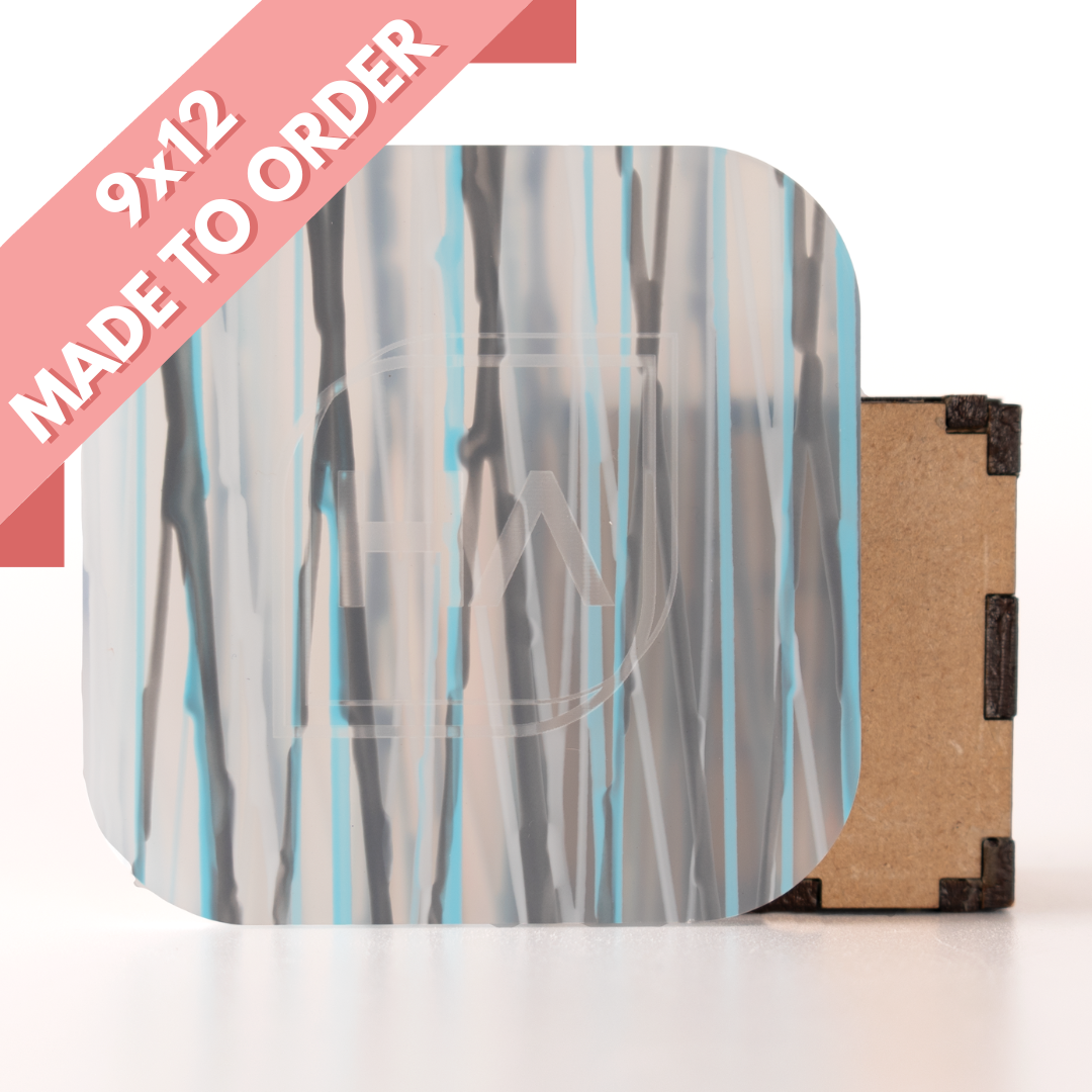 1/8" Coastal Drizzle Cast Acrylic Sheet