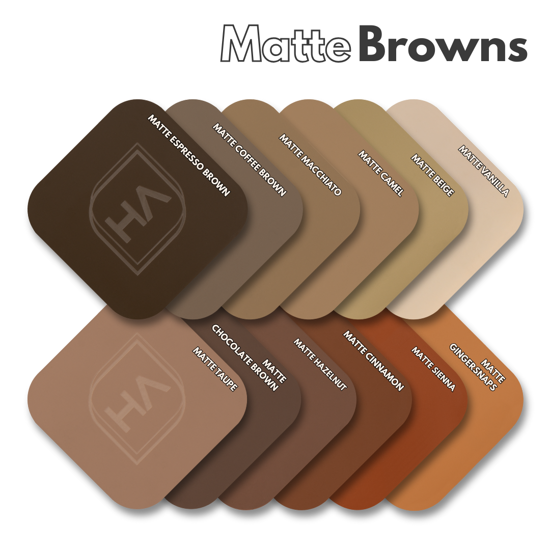 Matte Brown Acrylic Sheet Color Comparison