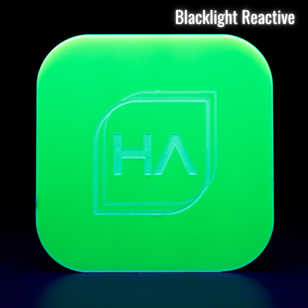 Blacklight reactive 1/8" Midsummer Prism Single-Sided Acrylic Sheet