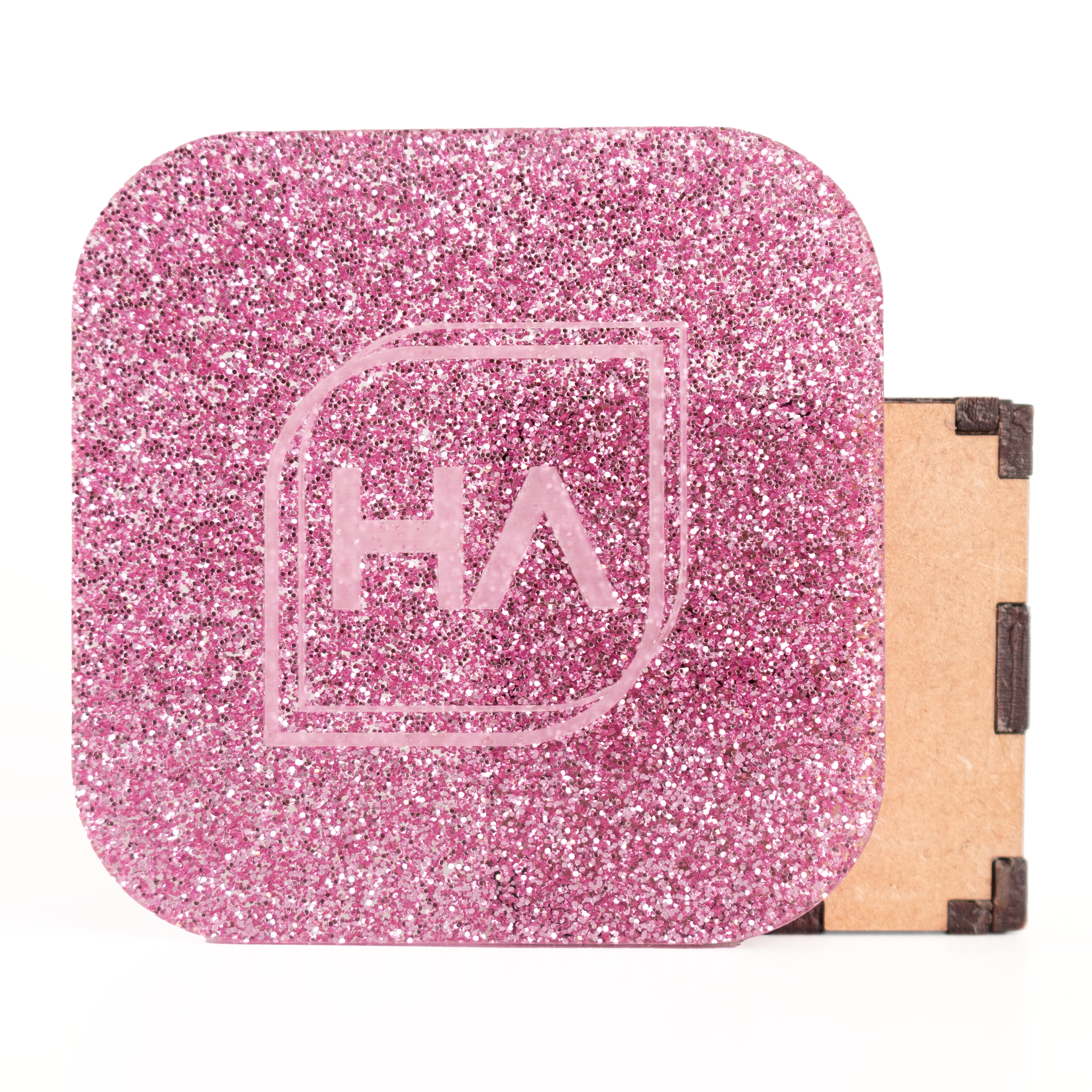 1/8" Pink Glitter Cast Acrylic Sheet