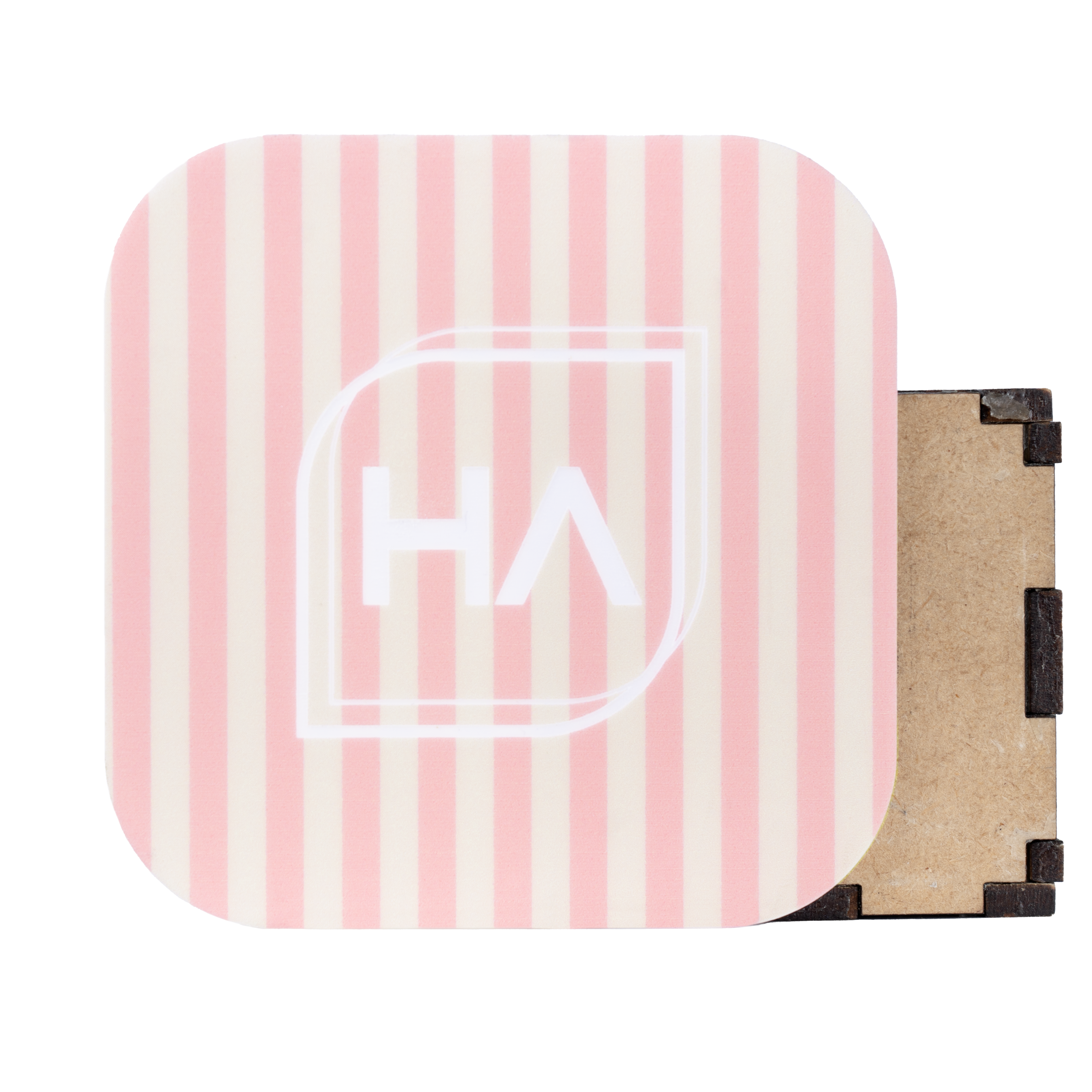 1/8" Pink Stripes MakerPrint Cast Acrylic Sheet