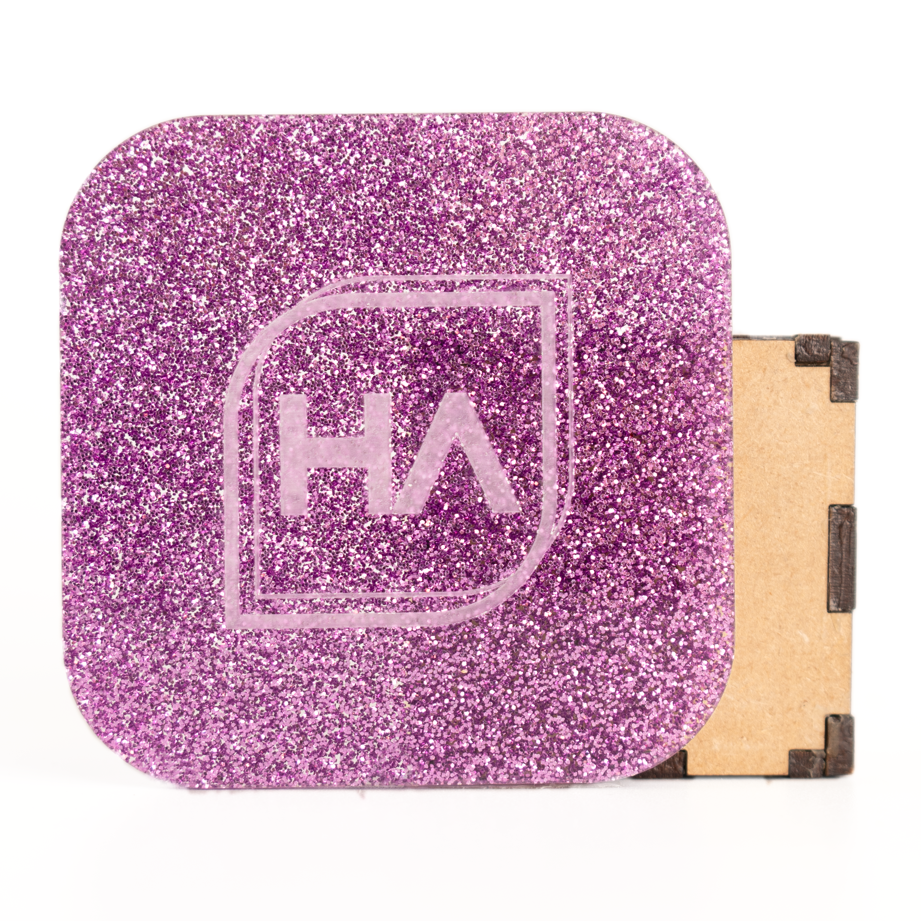 1/8' Purple Glitter Cast Acrylic Sheet