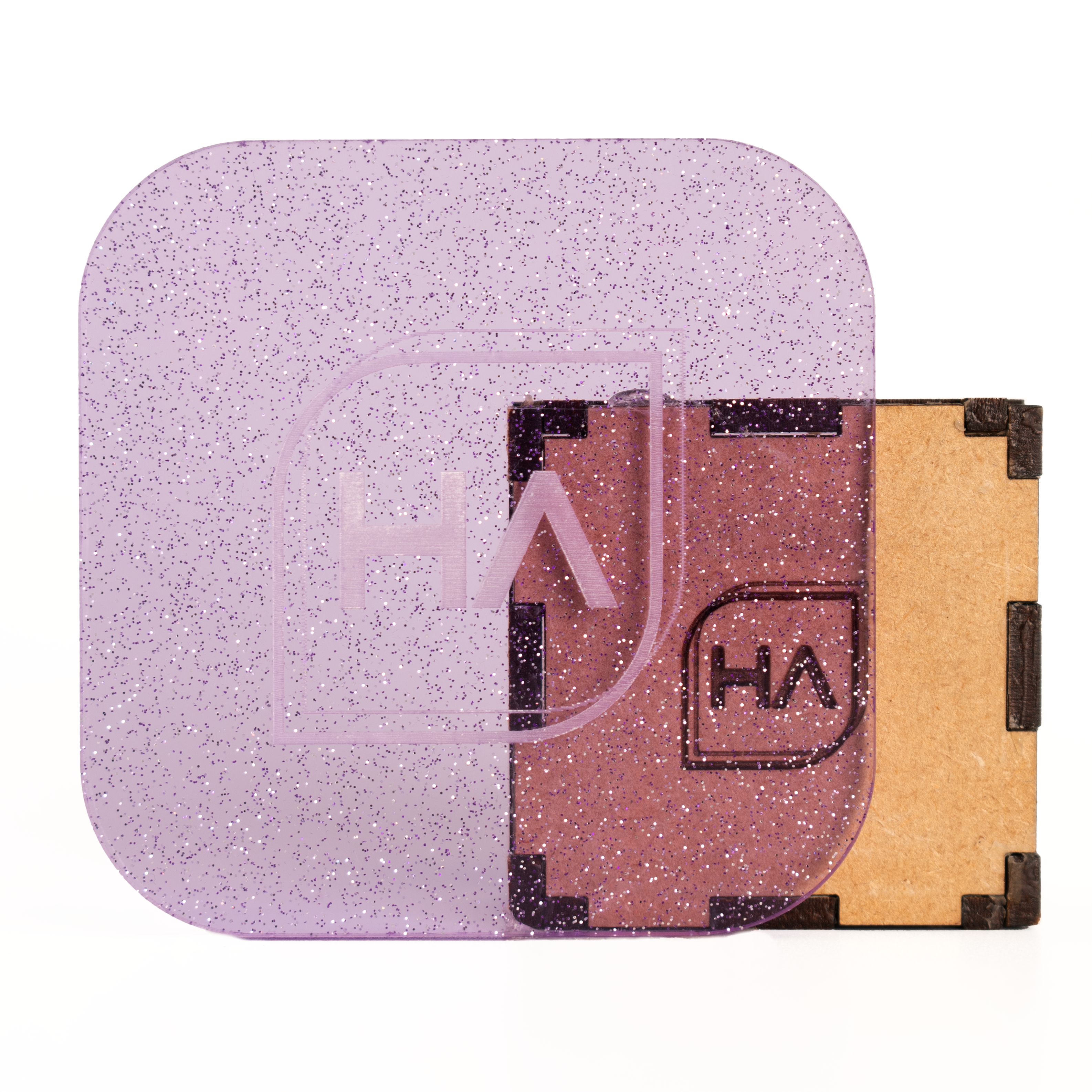 1/8" Purple Shimmer Glitter Cast Acrylic Sheet