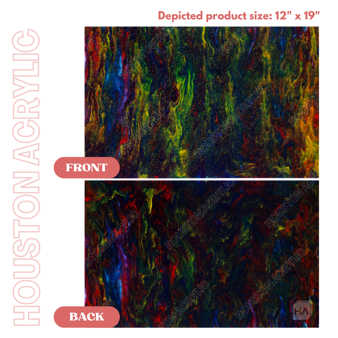 1/8" Rainbow Elixir Cast Acrylic Sheet