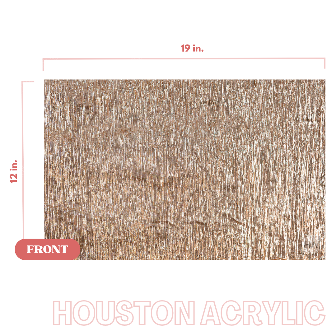 1/8" Rose Woven Shimmer Cast Acrylic Sheet Full Size Sheet View