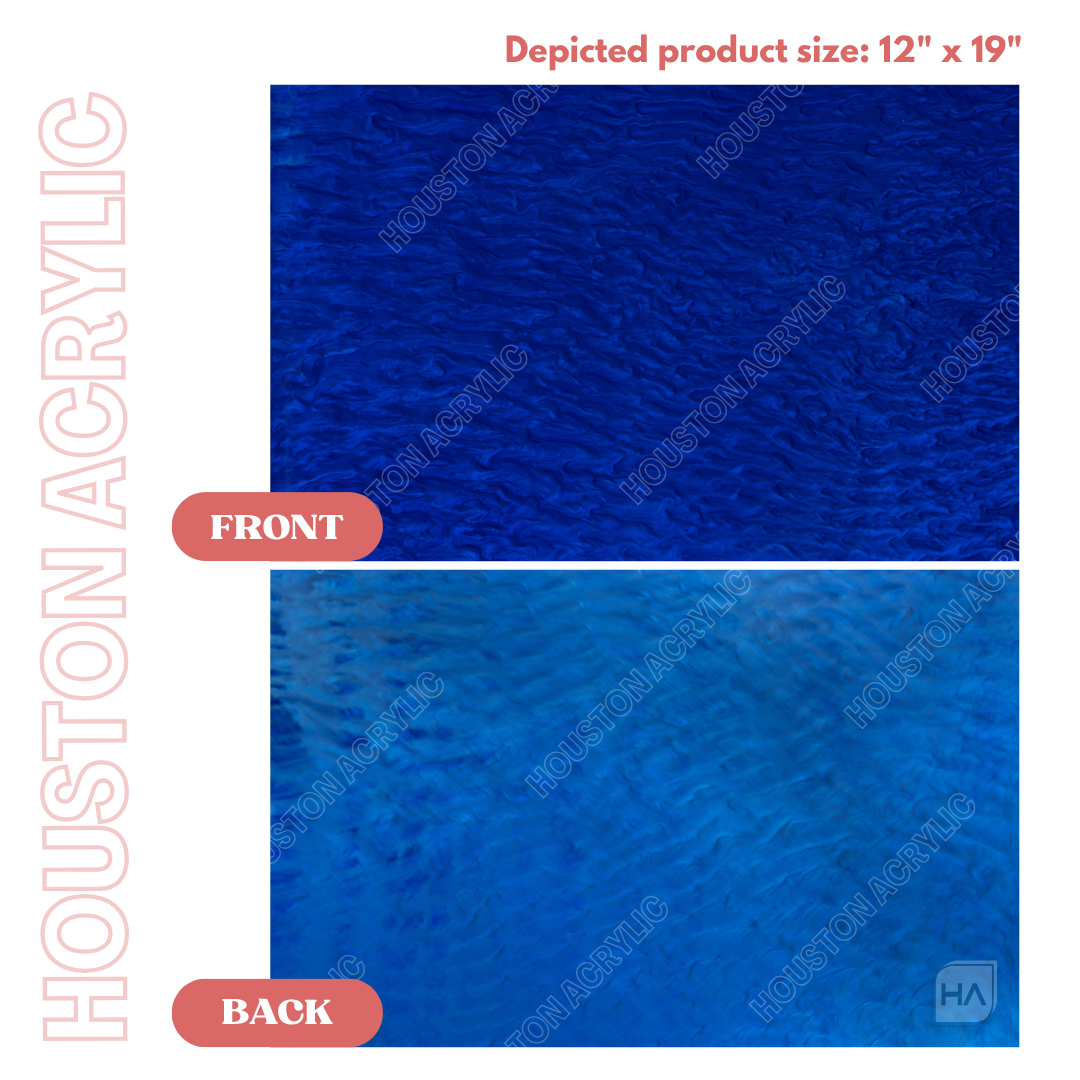 1/8" Royal Blue Pearl Cast Acrylic Sheet