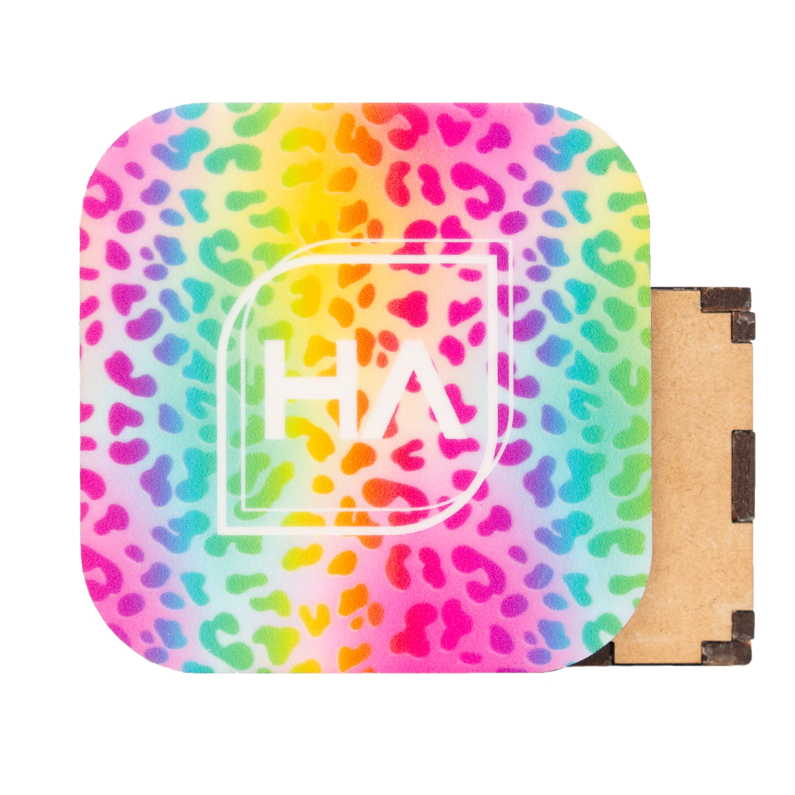 1/8" Rainbow Leopard MakerPrint Acrylic Sheet