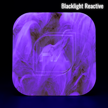 Load image into Gallery viewer, Blacklight reactive 1/8&quot; Rose Gold Haze Cast Acrylic Sheet
