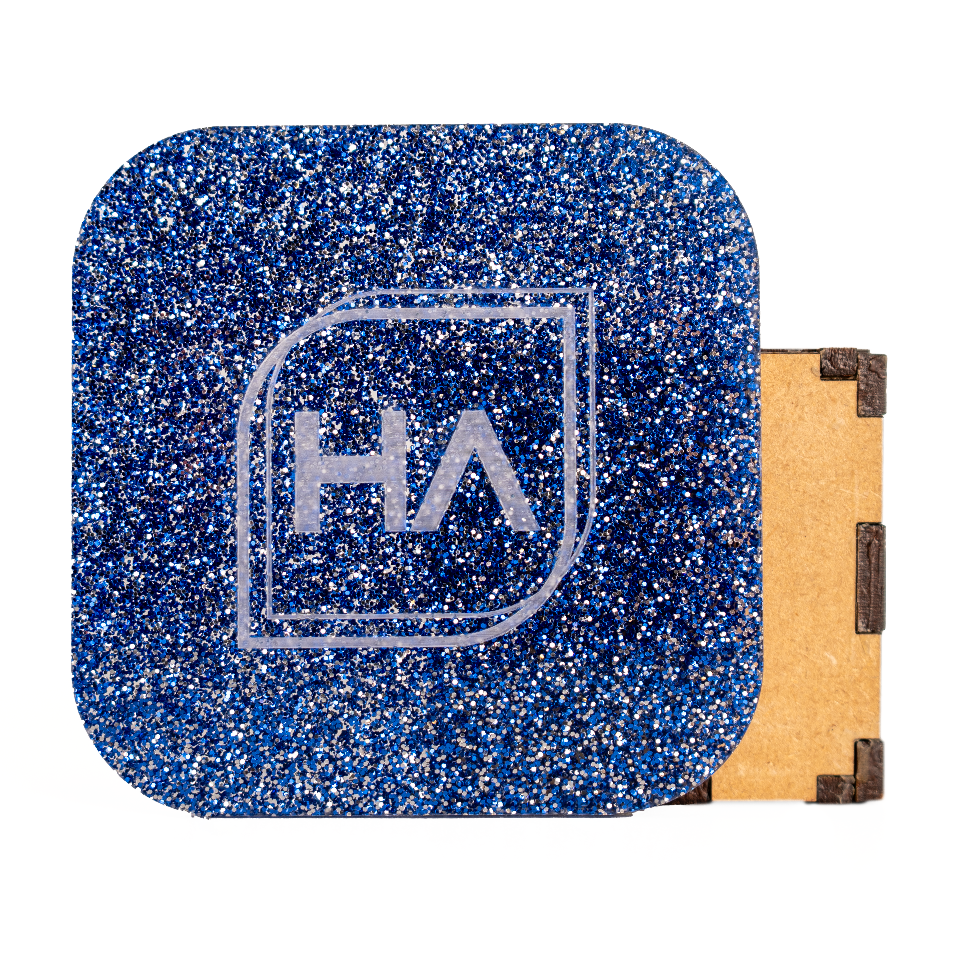 1/8" Royal Blue Glitter Cast Acrylic Sheet