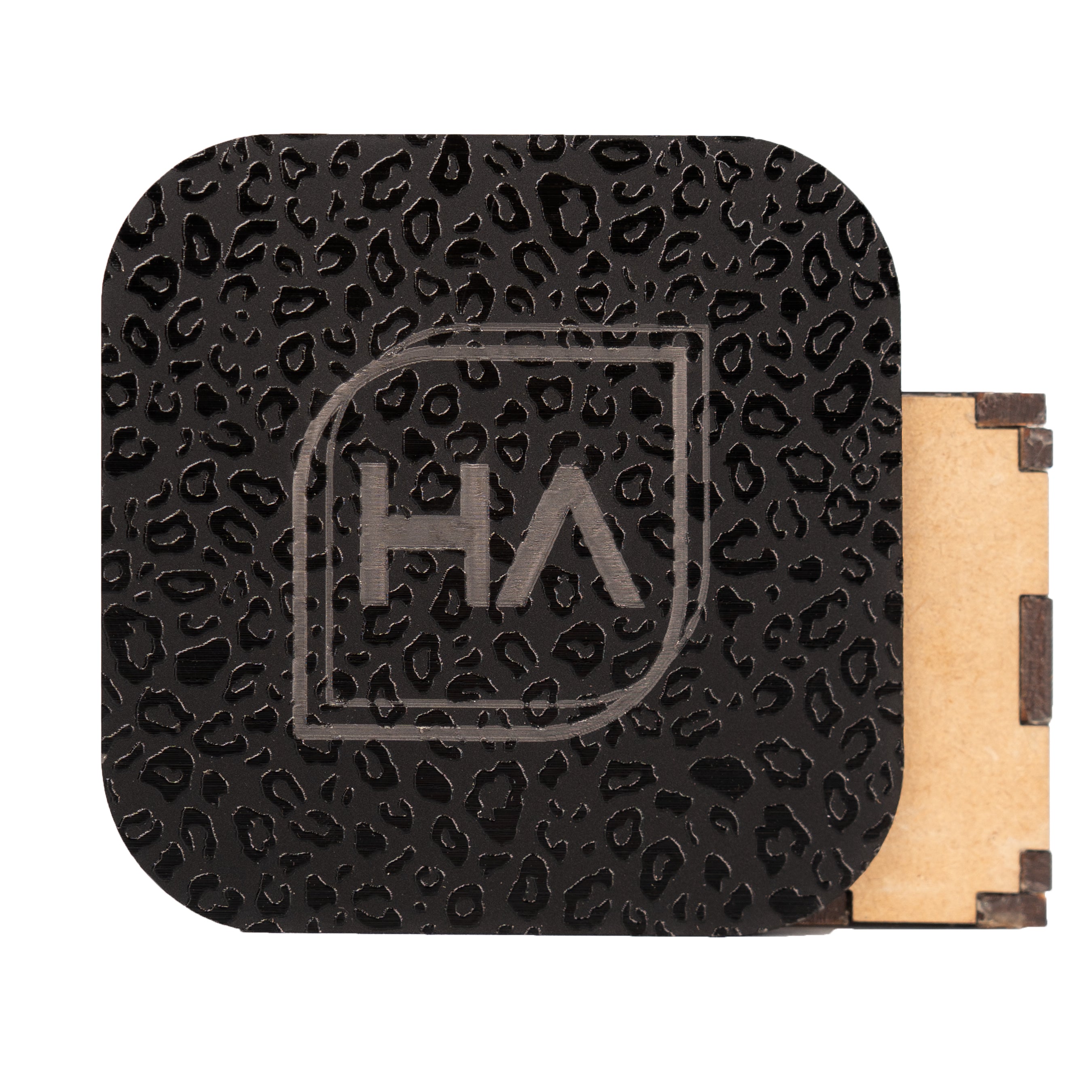 1/8" Black Matte Leopard Texture MakerPrint Acrylic Sheet