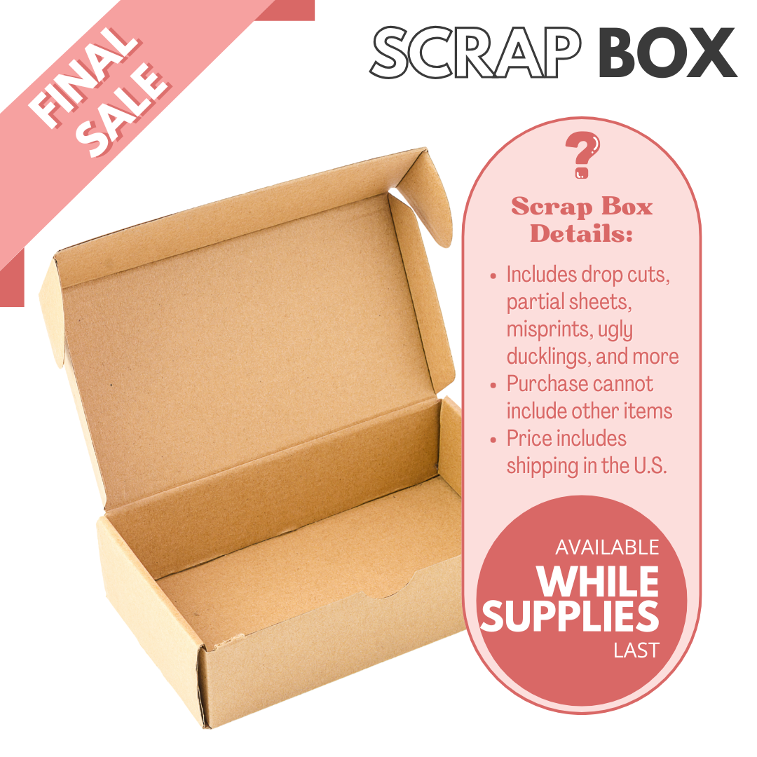 Houston Acrylic Final Sale Scrap Box Details