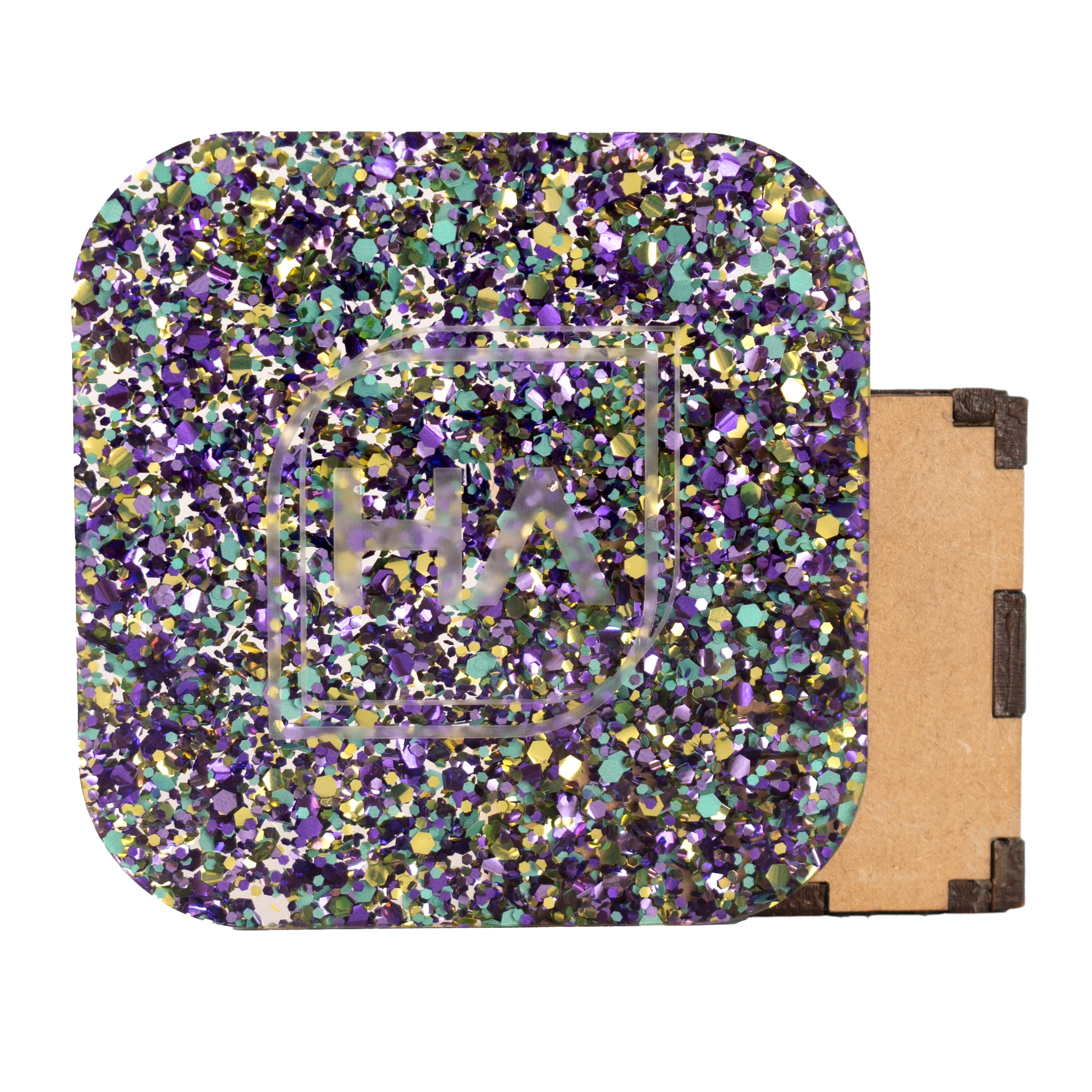 1/8" Spellbound Daisy Confetti Cast Acrylic Sheet