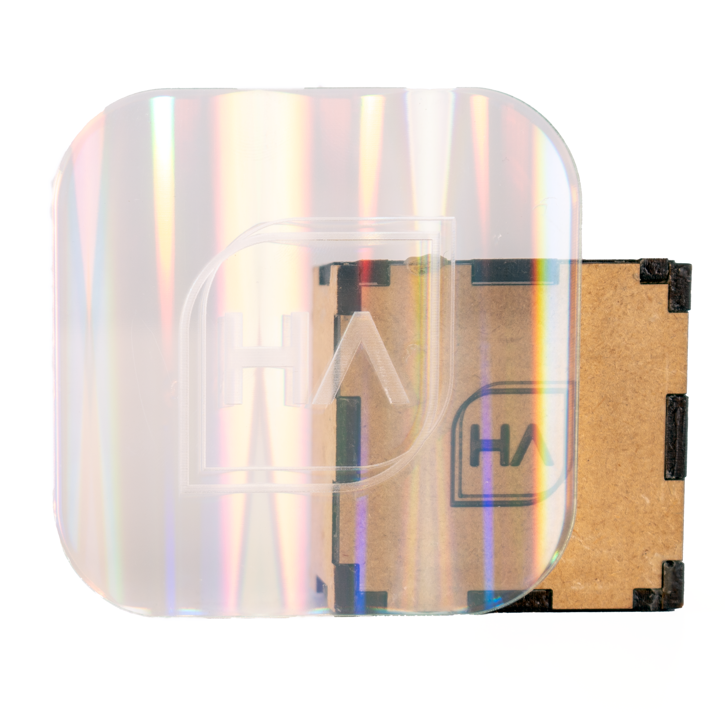 1/8" Striped Iridescent Acrylic Sheet