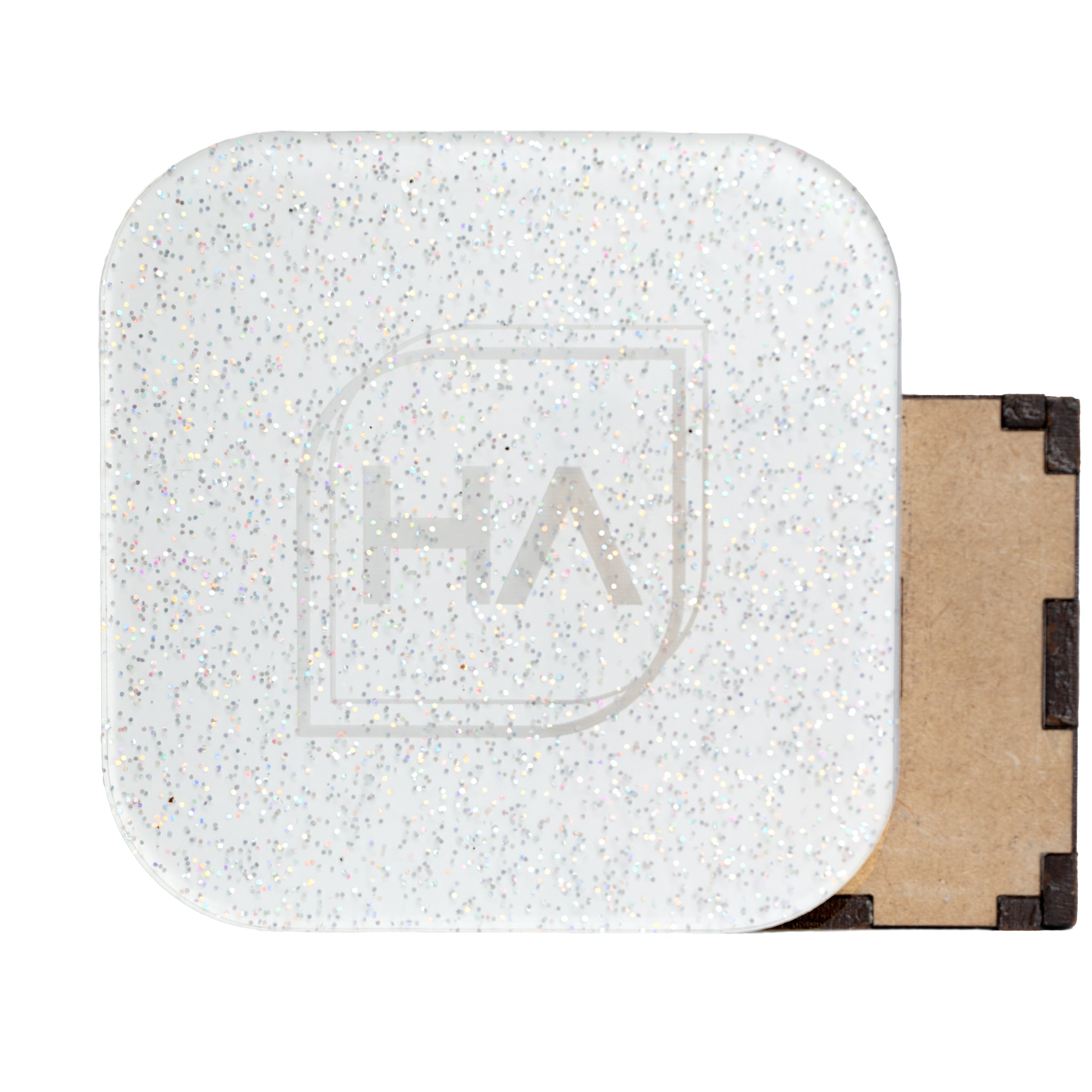 1/8" Sublimation Clear Glitter Acrylic Sheet