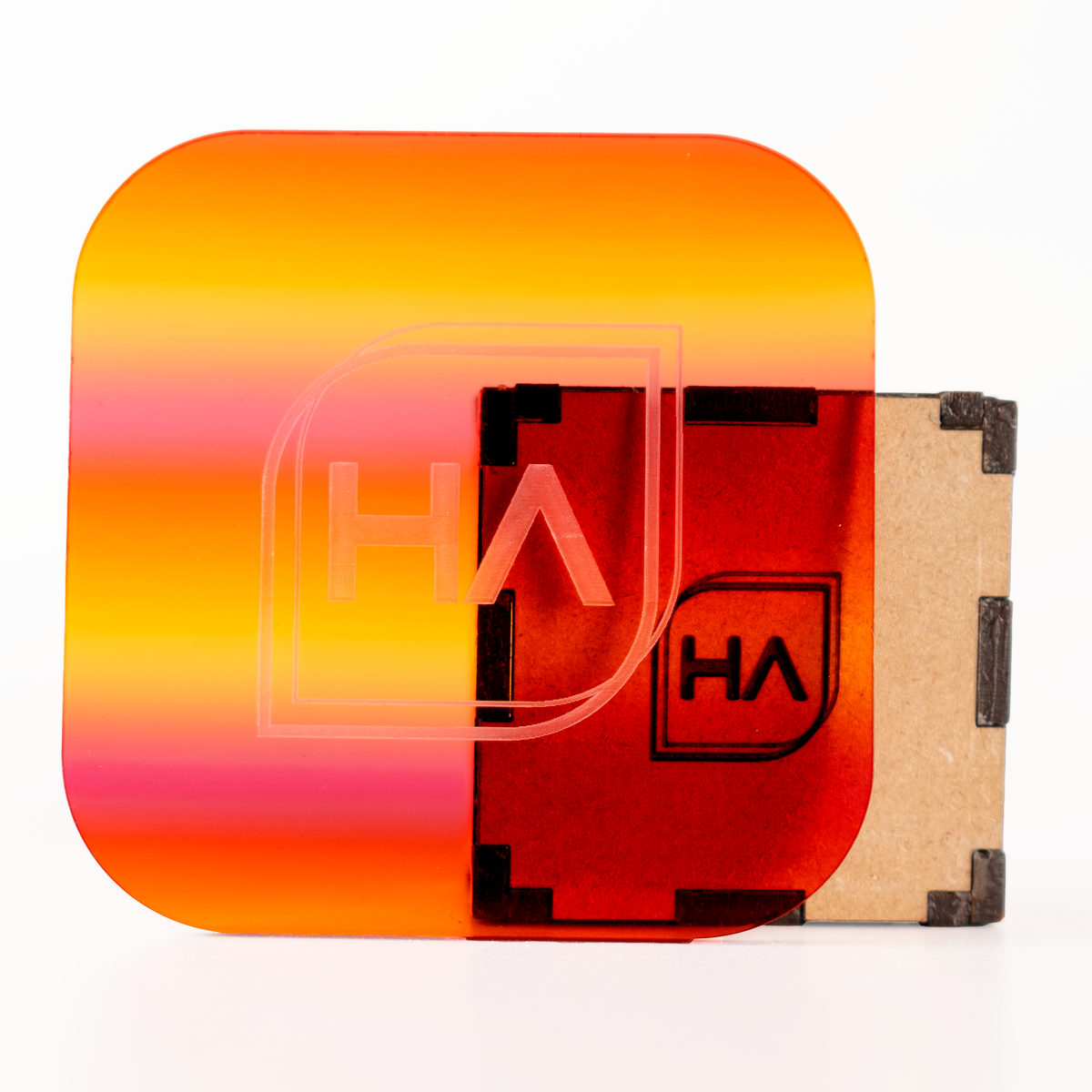 1/8" Sunrise Stripes Cast Acrylic Sheet Houston Acrylic