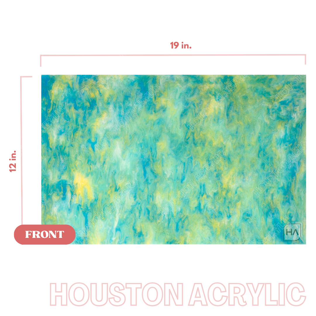 1/8" Tidepool Elixir Cast Acrylic Sheet