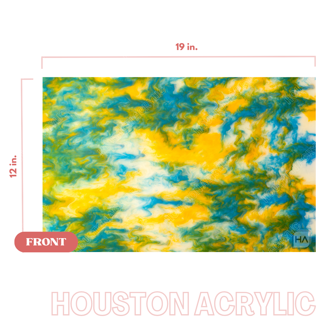 1/8" Tropical Remix Cast Acrylic Sheet