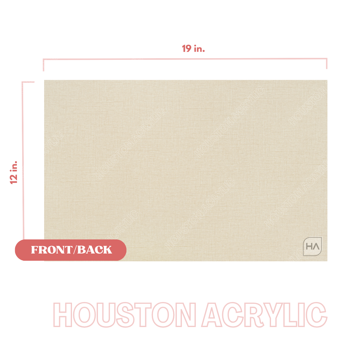1/8" TruFlat Linen Full Size Sheet View